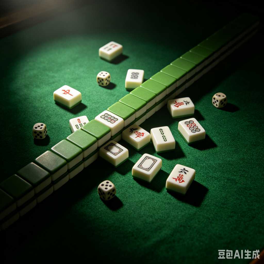 wooden mahjong set